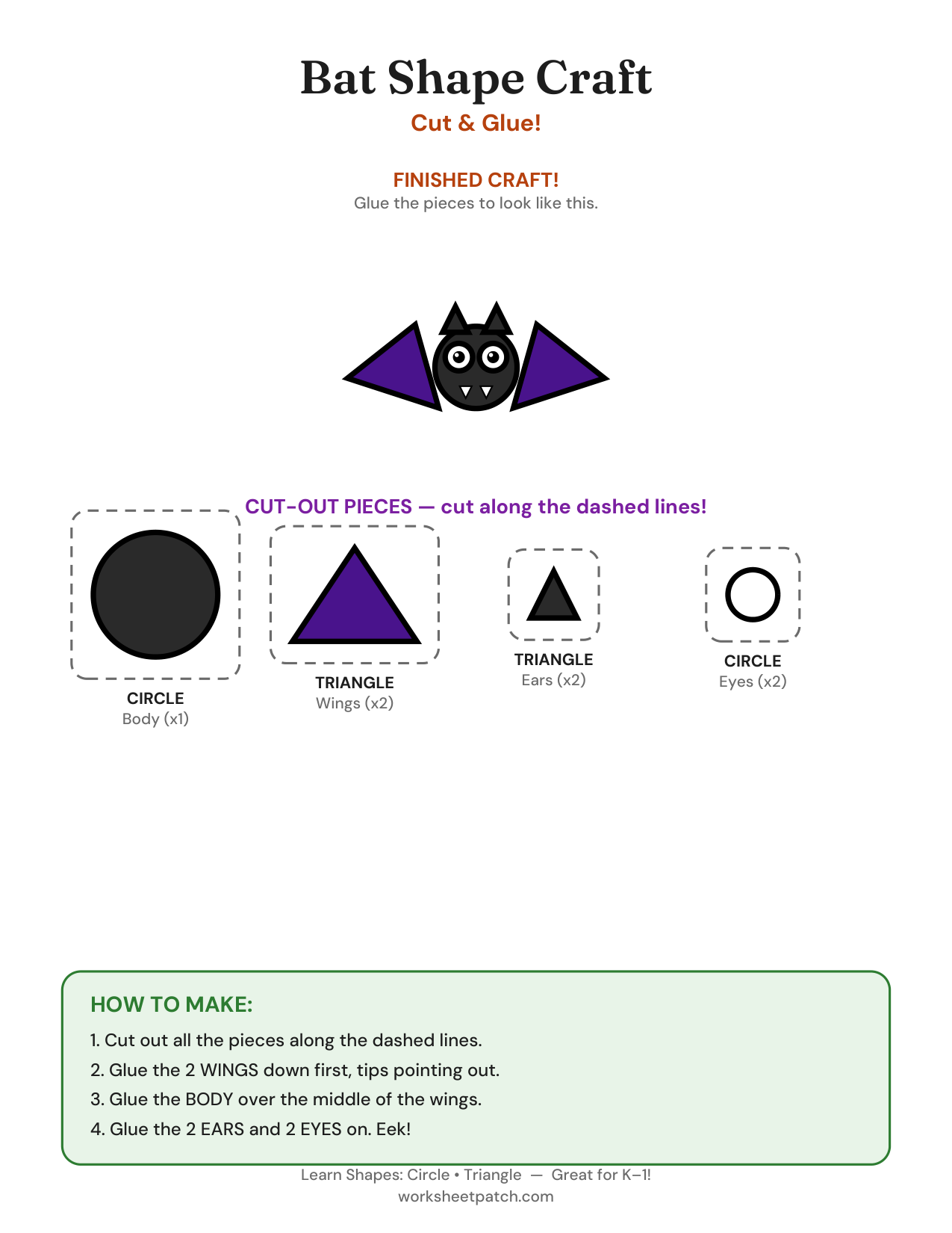 Bat shape craft