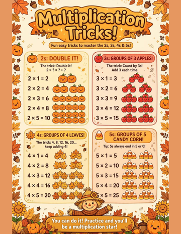 Multiplication Tricks Poster