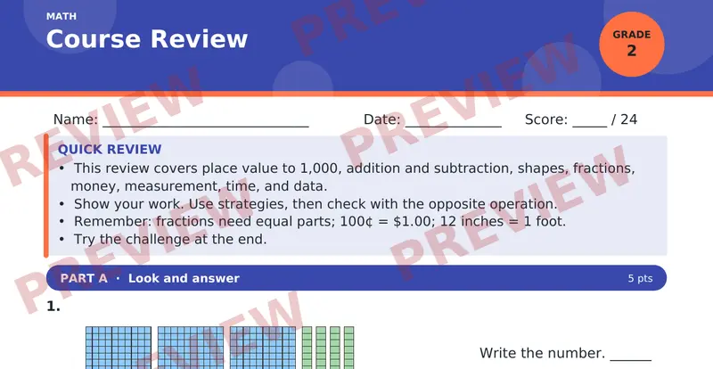 Page 1 preview of Course Review