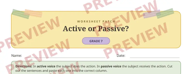 Partial preview of Active Passive Cut and Paste