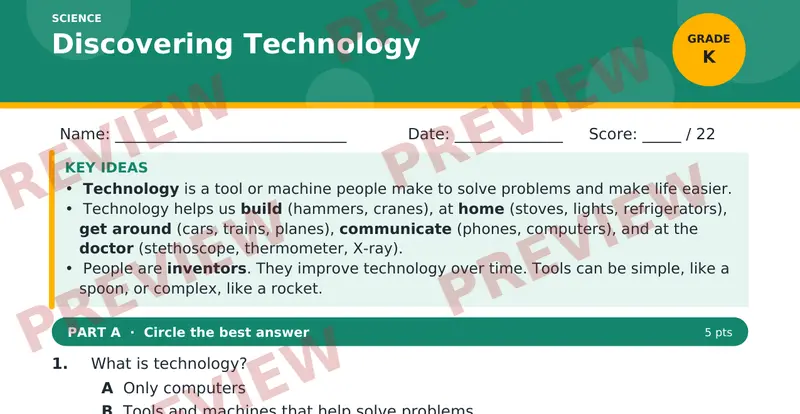 Page 1 preview of Discovering Technology