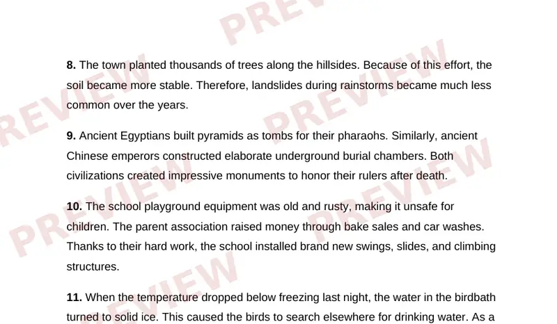 Page 2 partial preview of Text Structure Detective