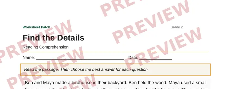 Partial preview of Find the Details