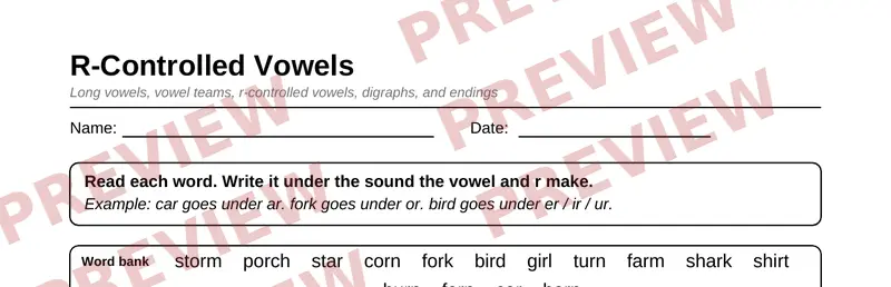 Partial preview of Grade 2 Phonics Power Pack