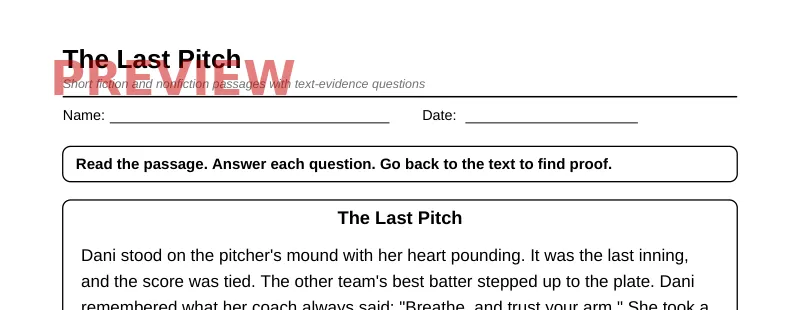 Partial preview of Grade 4 Complete Pack — 10 Printable Packs (Save 46%)