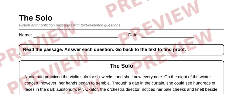 First page preview of Grade 7 Complete Pack — 10 Printable Packs (Save 46%)