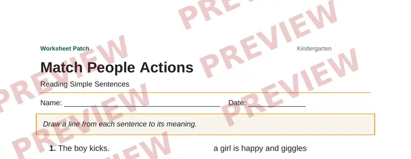 Partial preview of Match People Actions