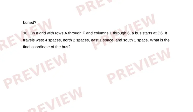Page 2 partial preview of Map Grids and Directions